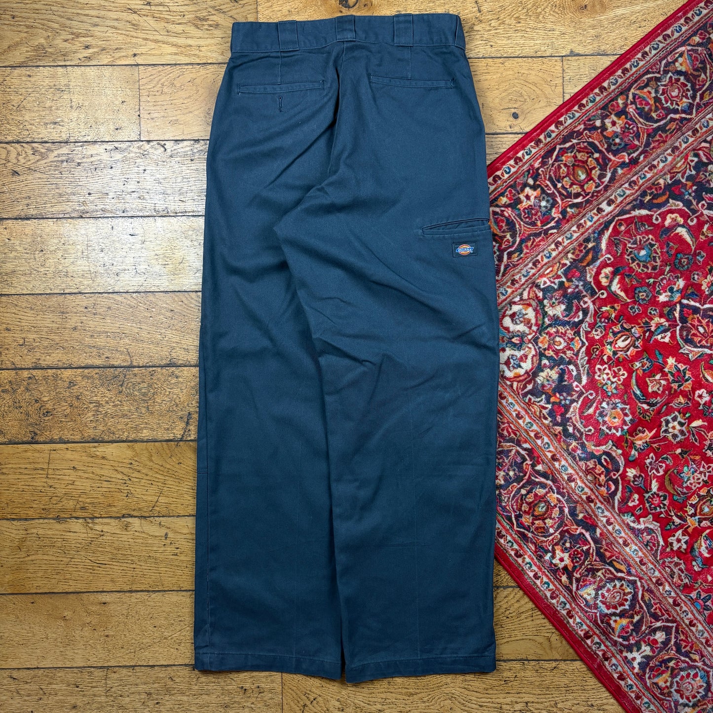 Vintage Dickies 874 Grey Baggy Skate Chino Trousers - 32