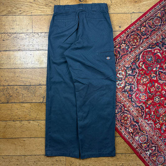 Vintage Dickies 874 Grey Baggy Skate Chino Trousers - 32