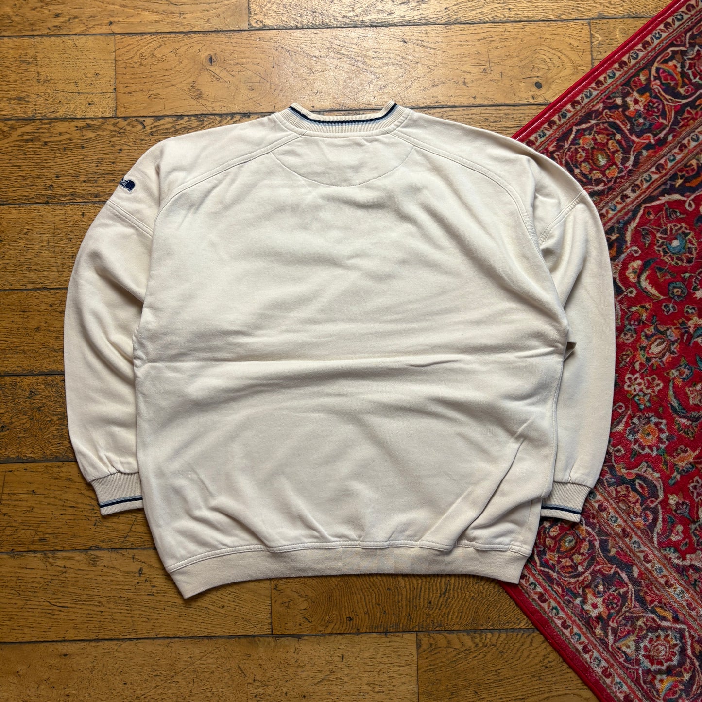 Vintage 90s Australia Hockey Cream Embroidered Sweatshirt - XL