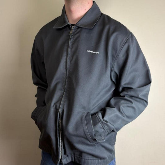 Vintage Carhartt Grey Workwear Utility Jacket - L
