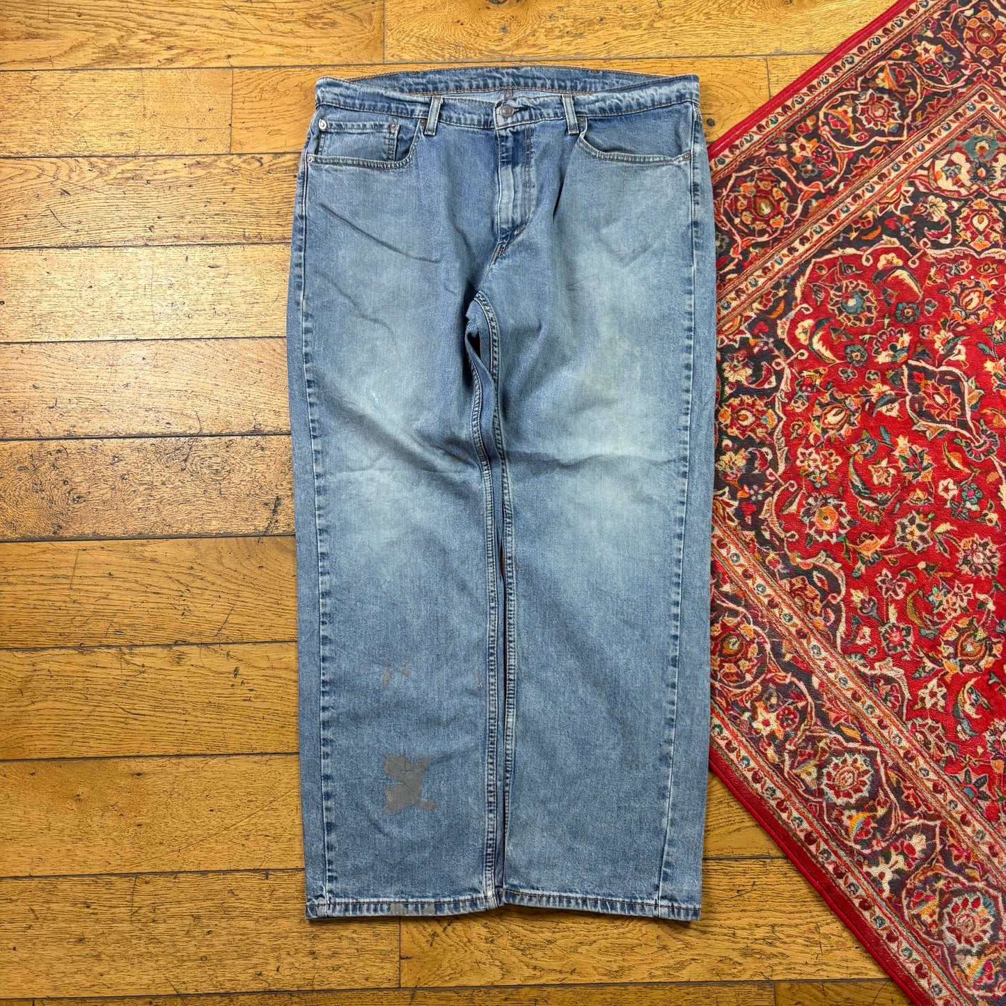 Vintage Levis 559 Baggy Blue Denim Jeans - 40