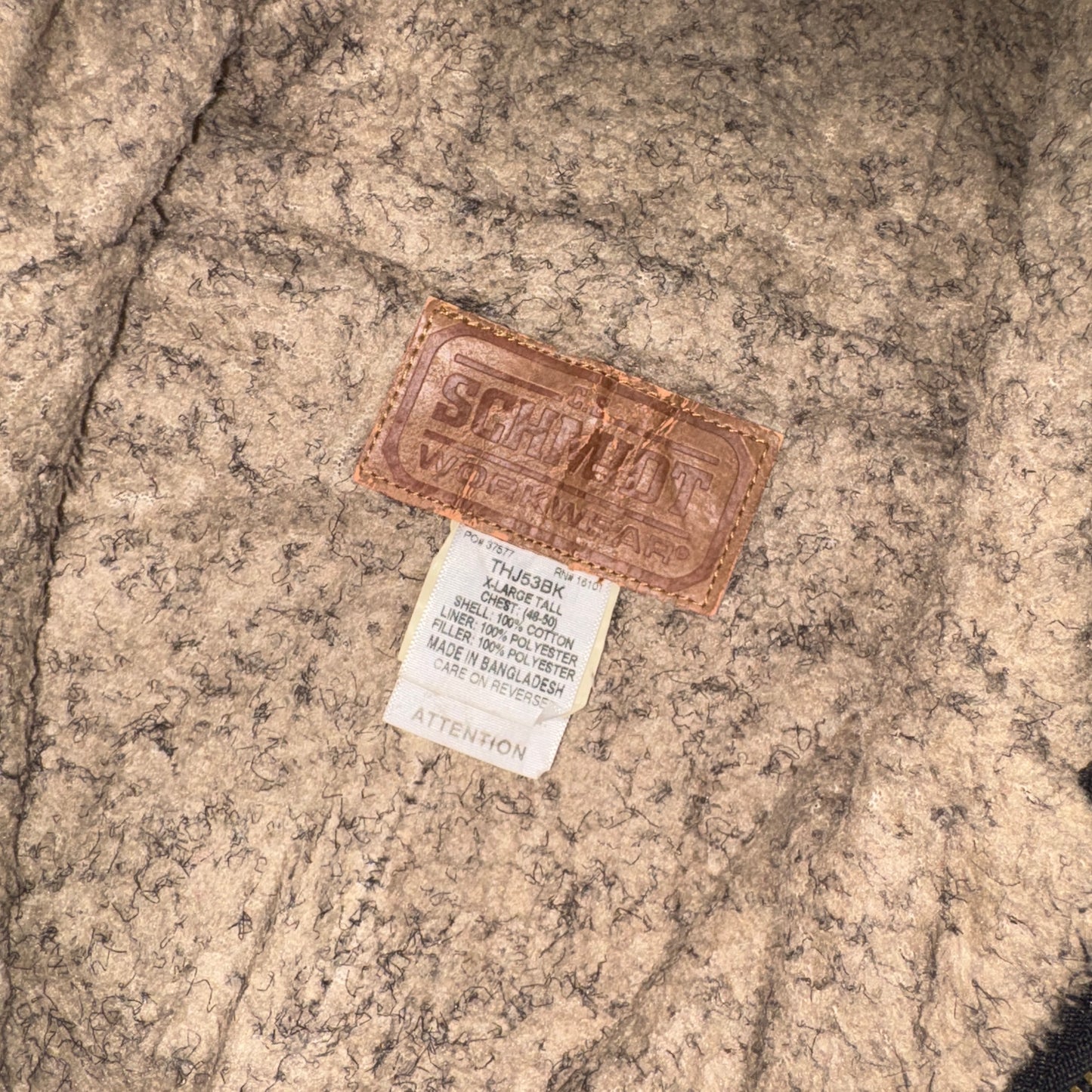 Vintage Black Workwear Carhartt Active Style Jacket - XL