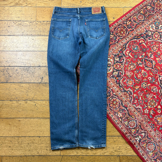 Vintage Levis 514 Straight Blue Denim Jeans - 32