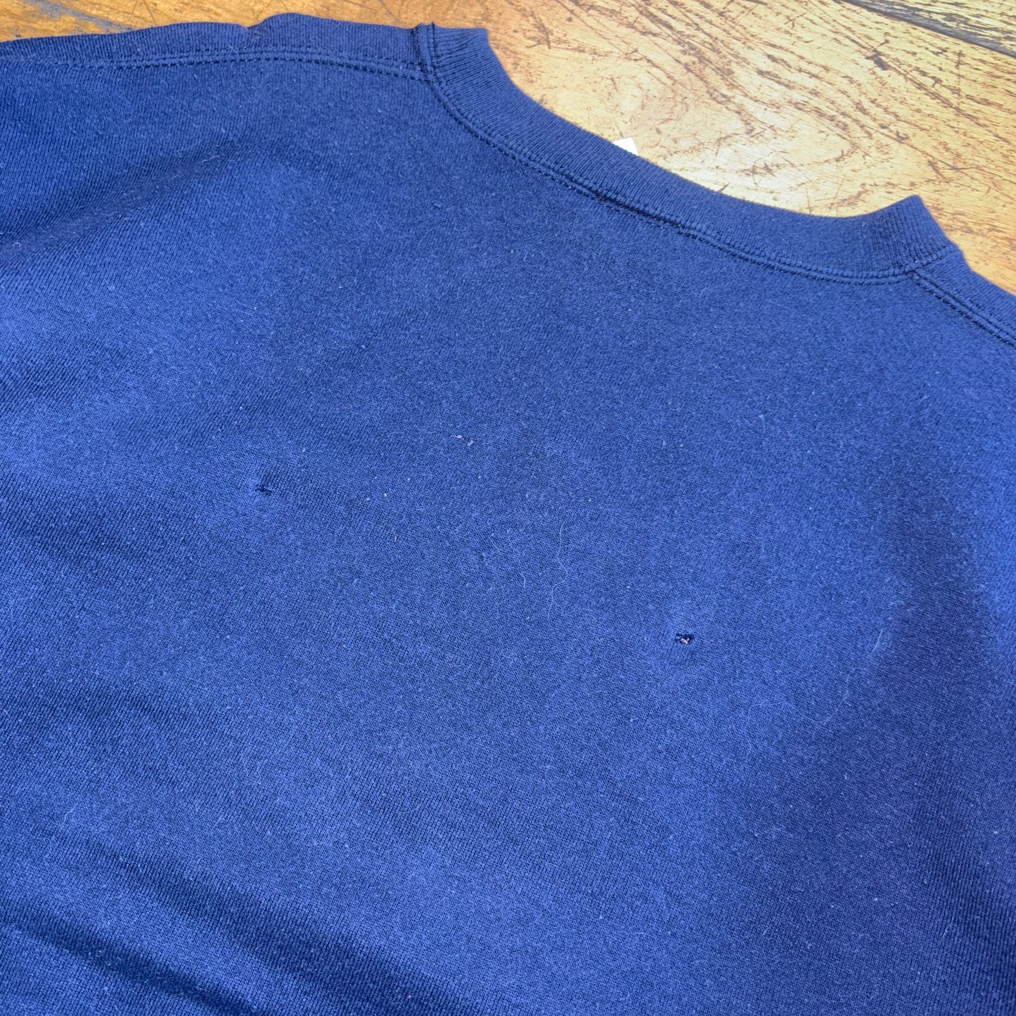 Vintage 90s Navy Embroidered Americana Eagle Sweatshirt - L