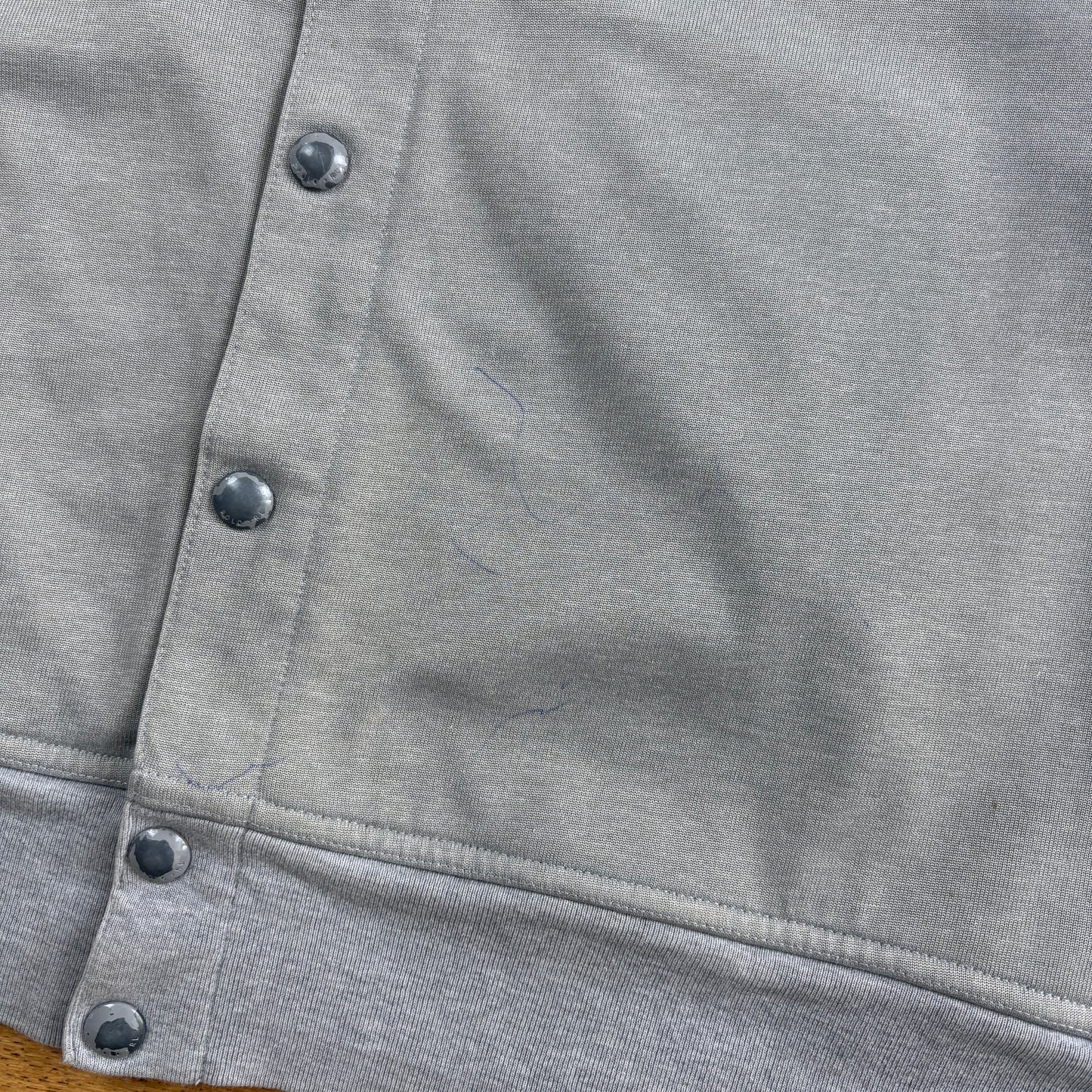 Vintage 90s Ralph Lauren Polo Sport Grey Button Embroidered Sweatshirt - XL