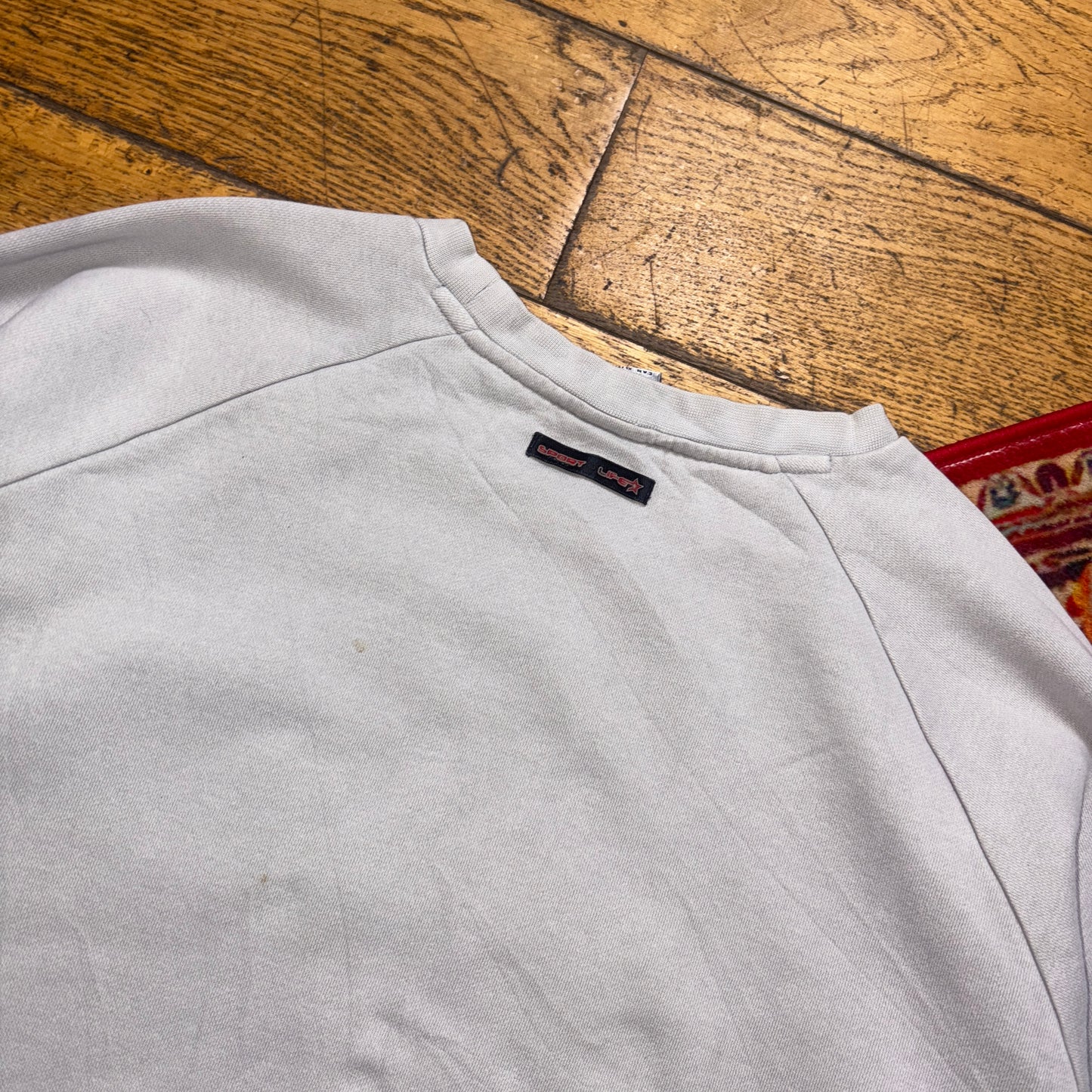 Vintage Fila Light Blue Embroidered Sweatshirt - XL