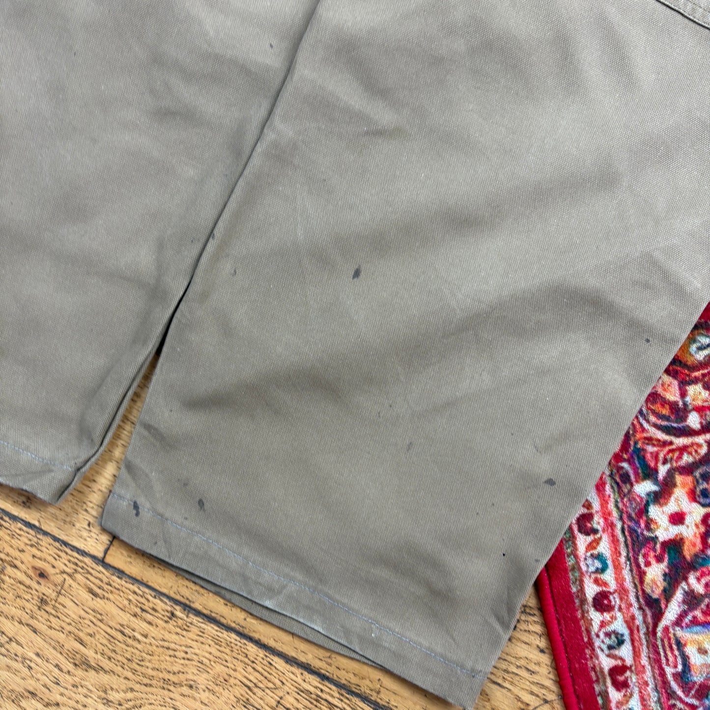 Vintage Dickies Brown Workwear Carpenter Baggy Trousers - 38