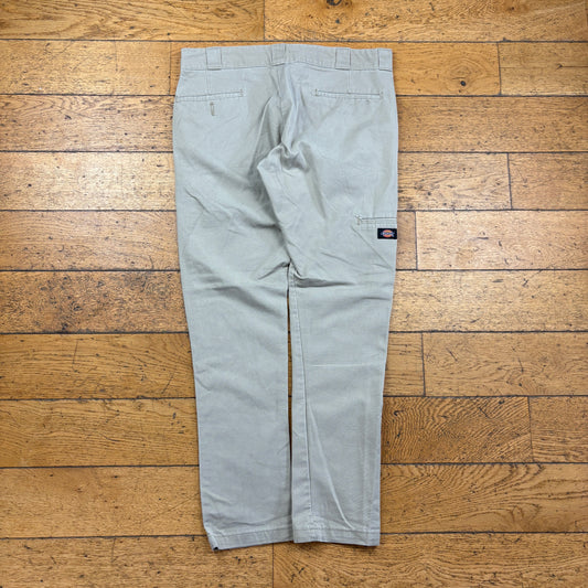 Vintage Dickies 874 Cream Skate Trousers - 36