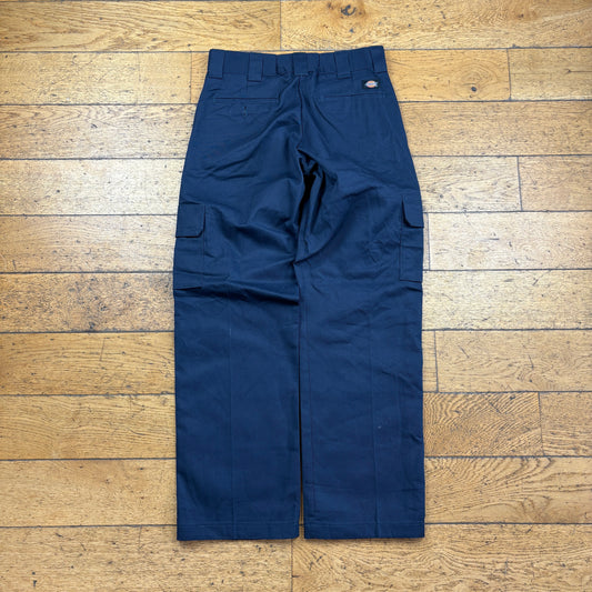Vintage Dickies 874 Cargo Navy Vaggy Skate Trousers - 30