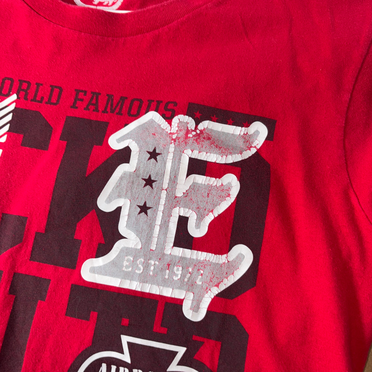 Ecko Unltd Red Y2K Hip Hop Graphic T Shirt - S