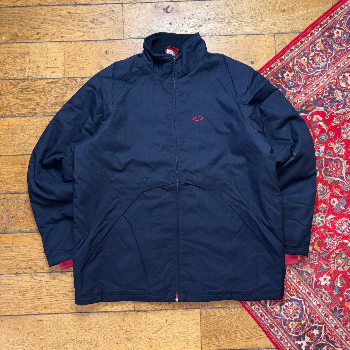 Vintage Oakley Black Coat Jacket - XL