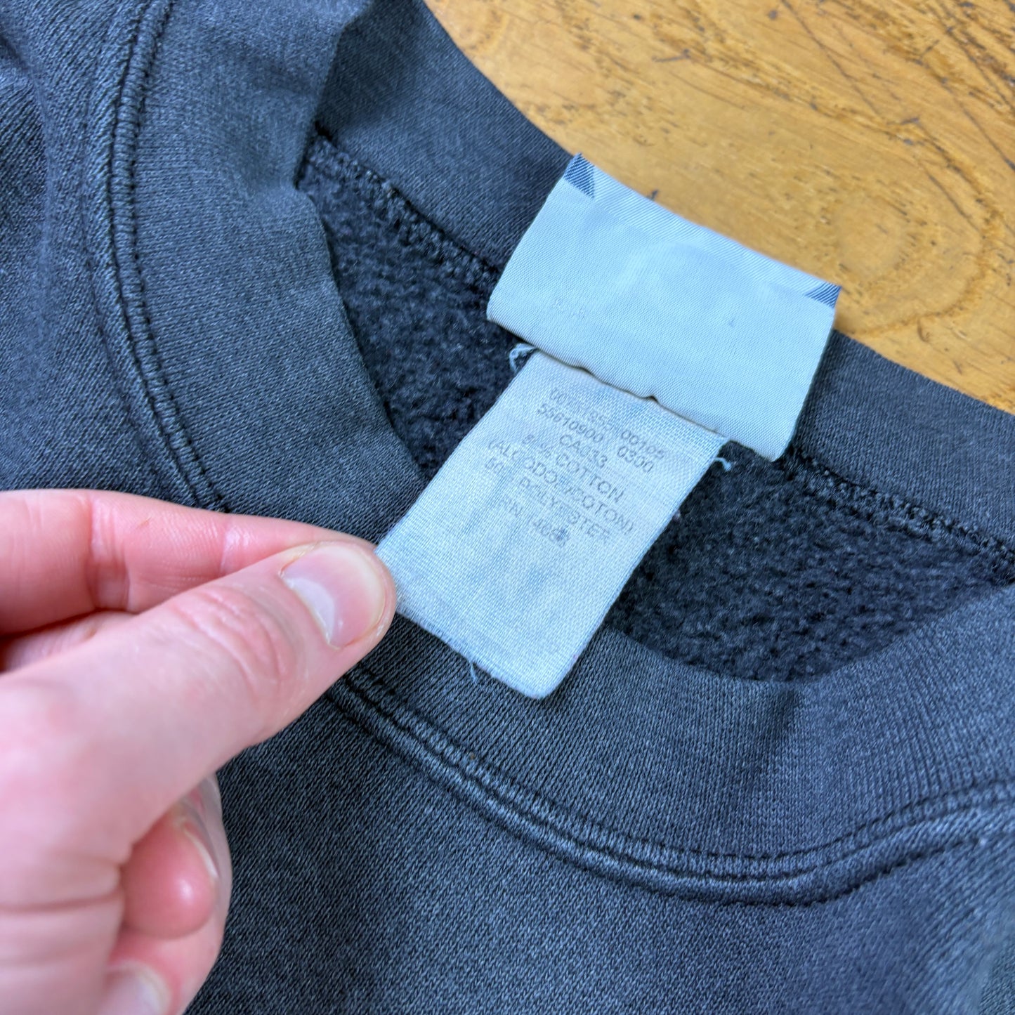 Vintage 90s Lee Graphic Grey Sweatshirt - L