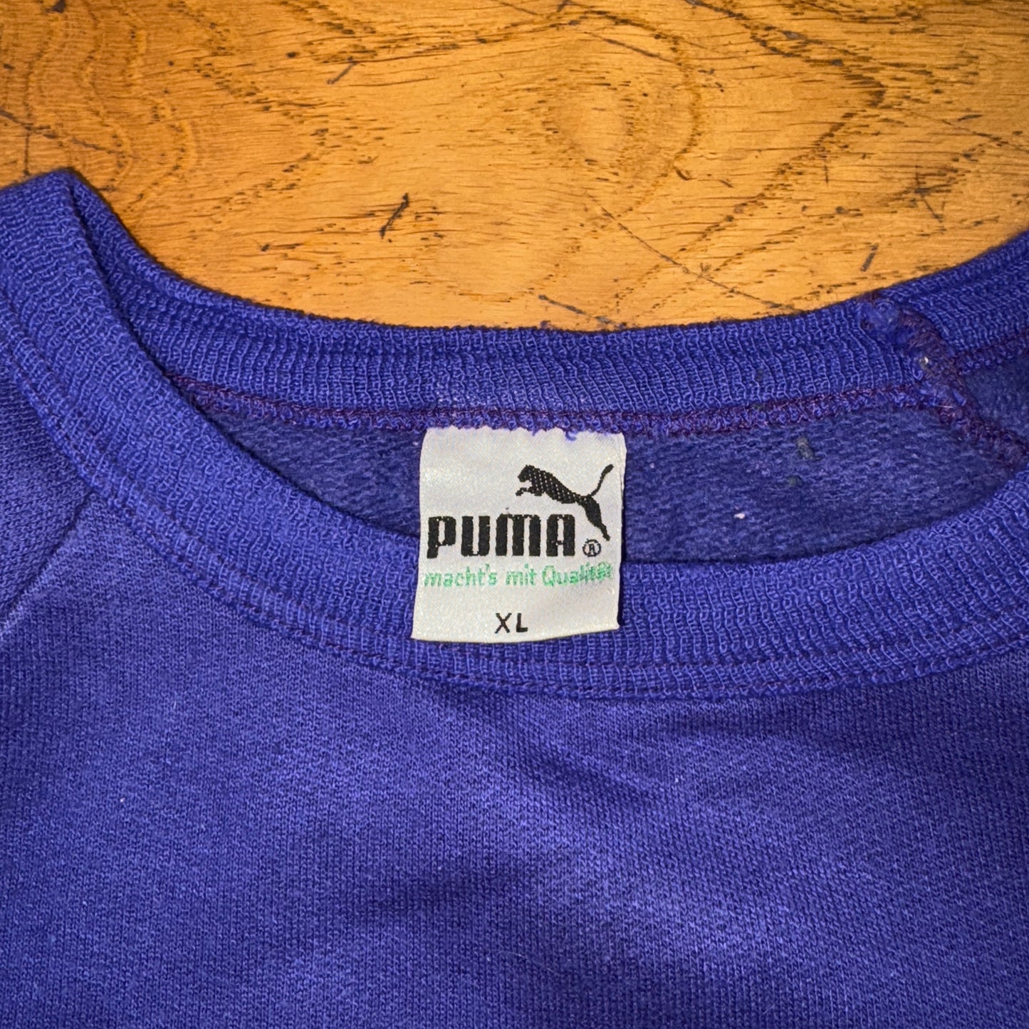 Vintage 90s Puma Skiing Purple Sweatshirt - XL