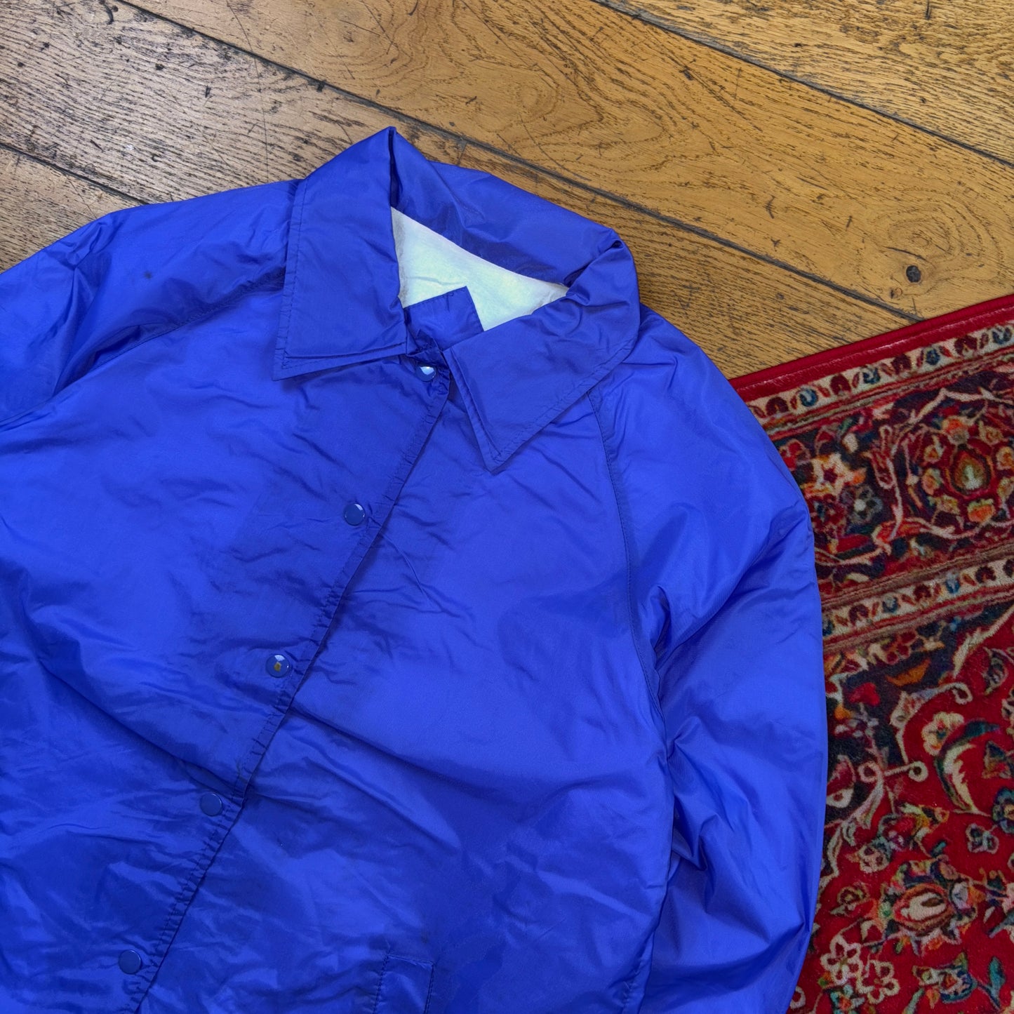 Vintage Purple Nylon Womens Coach Harrington Jacket - L