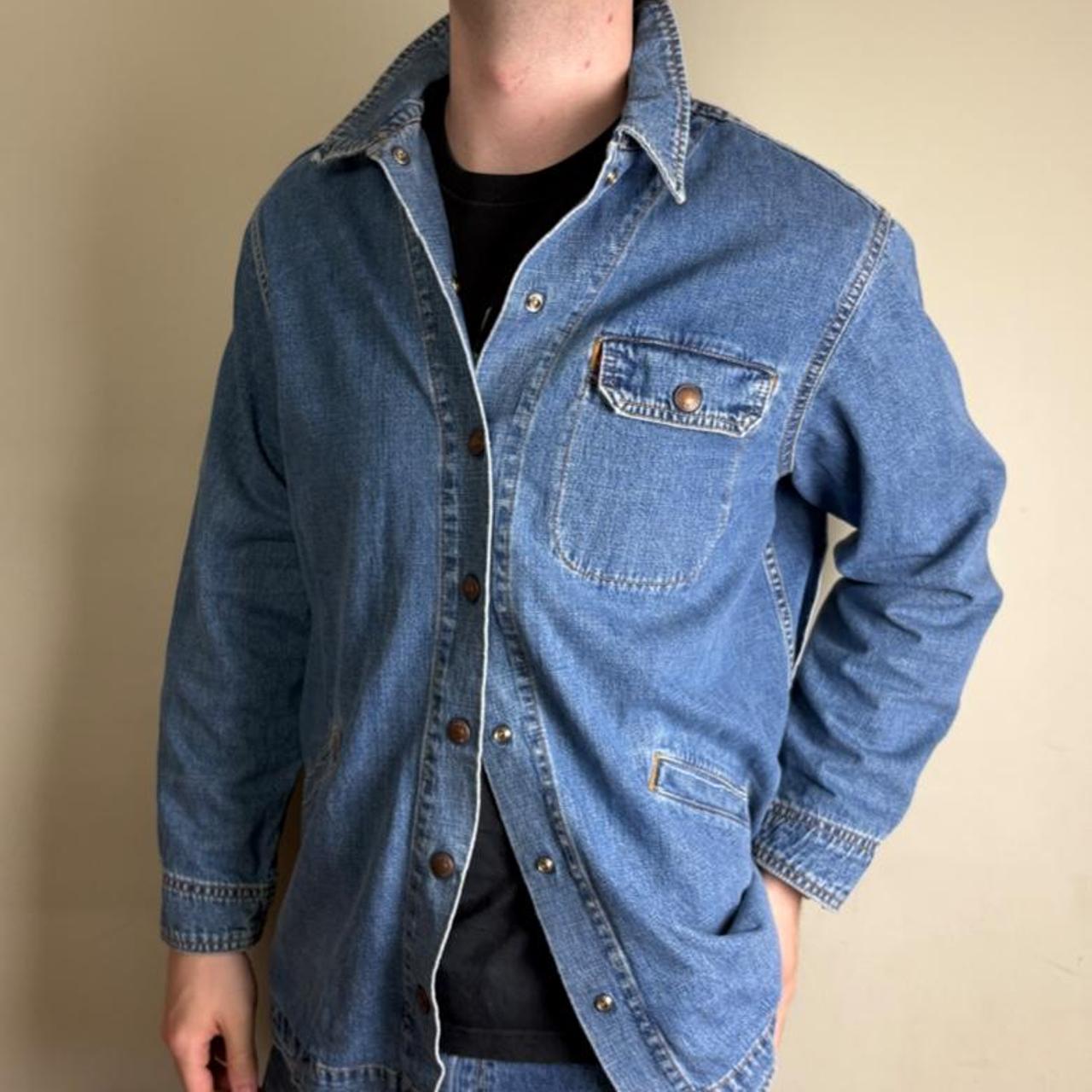Vintage Levi’s Denim Blue Chore Utility Jacket - L