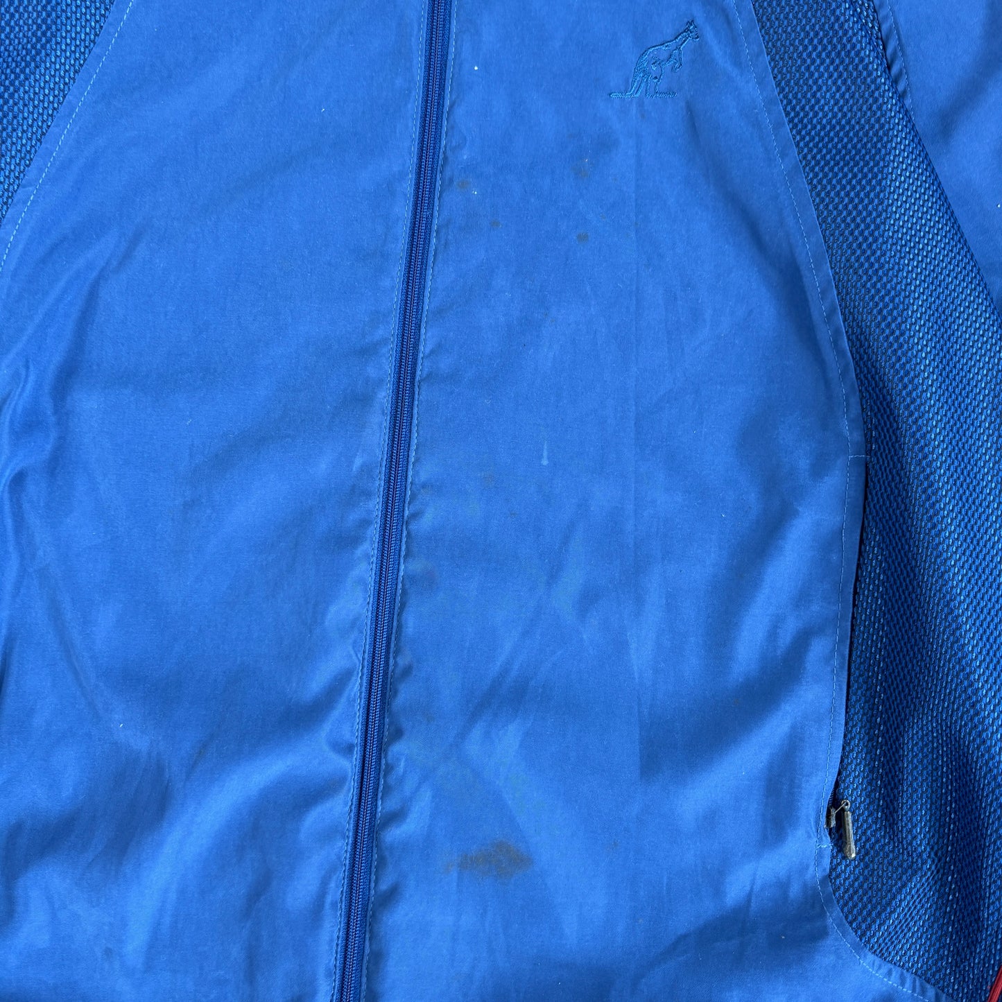 Vintage Australia Blue Tracksuit Jacket and Baggy Bottoms Shell Suit - XL