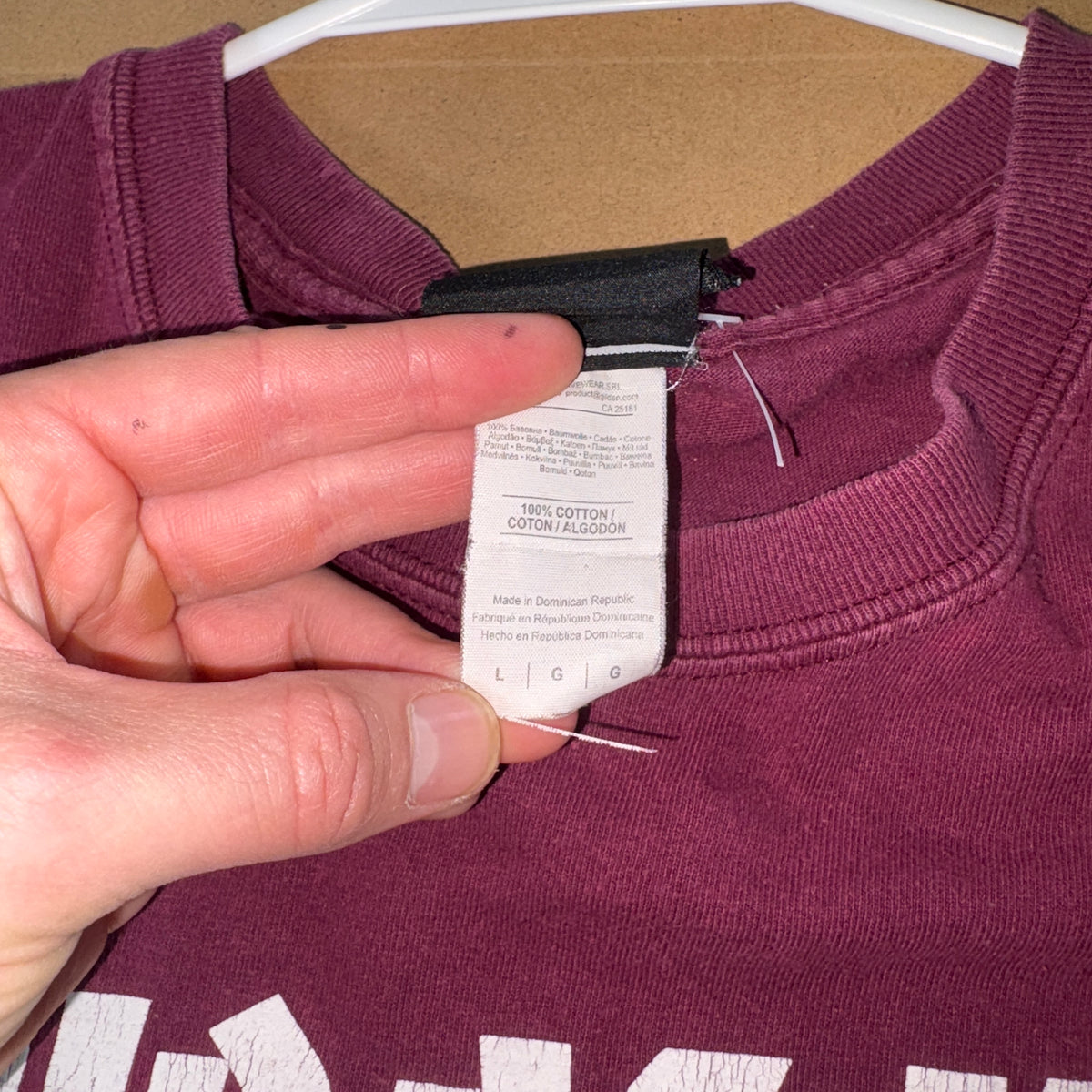Thrasher Burgundy Skate Graphic T Shirt - M