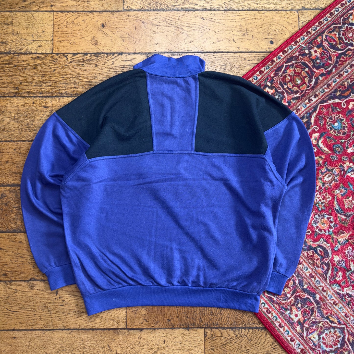 Vintage 90s Puma Purple Zip Sweatshirt - XL
