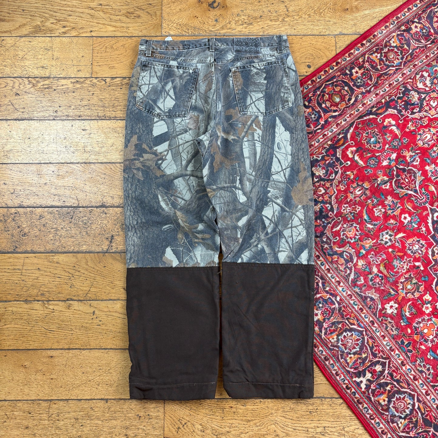Vintage Real Tree Camo Green Hunting Workwear Trousers - 33