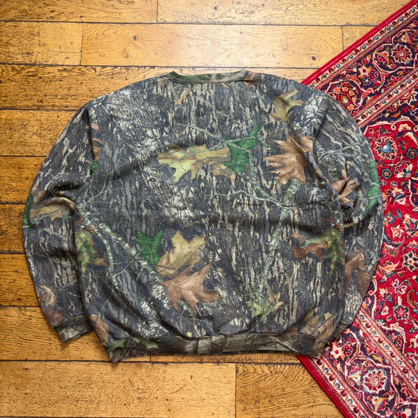 Vintage Realtree Camo Green Sweatshirt - 2XL