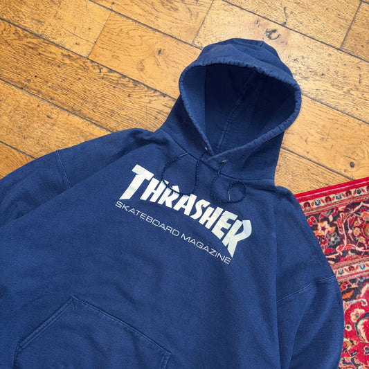 Vintage Thrasher Navy Skate Sweatshirt - XL