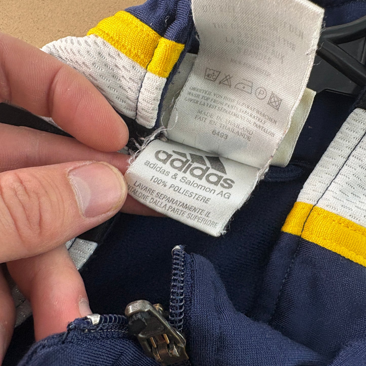 Vintage Adidas 90s Navy Tracksuit Track Jacket - M