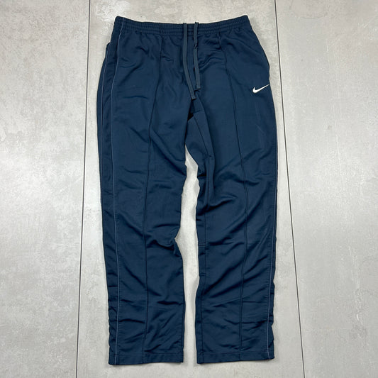 Vintage Nike Baggy Tracksuit Navy Track Pants Bottoms - L