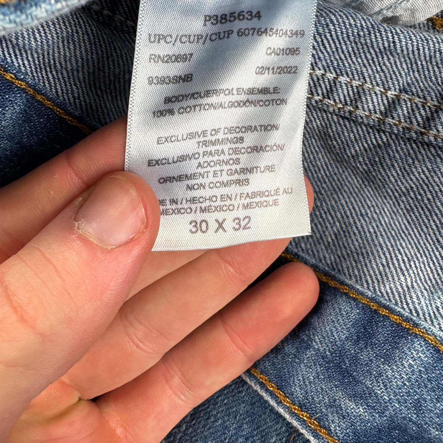 Vintage Dickies Blue Workwear Carpenter Baggy Jeans - 32