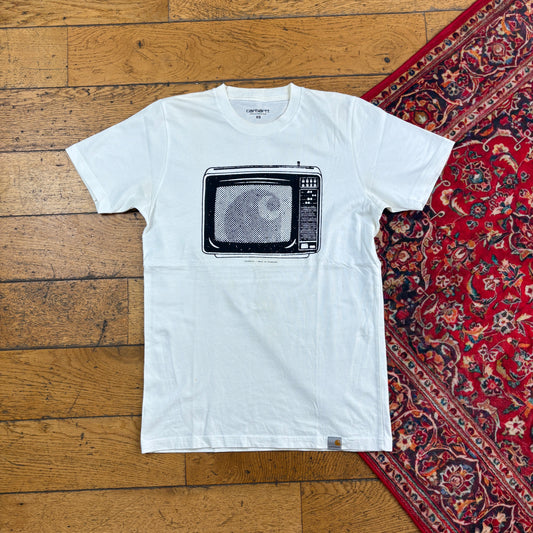 Vintage Carhartt White Graphic T-Shirt - XS