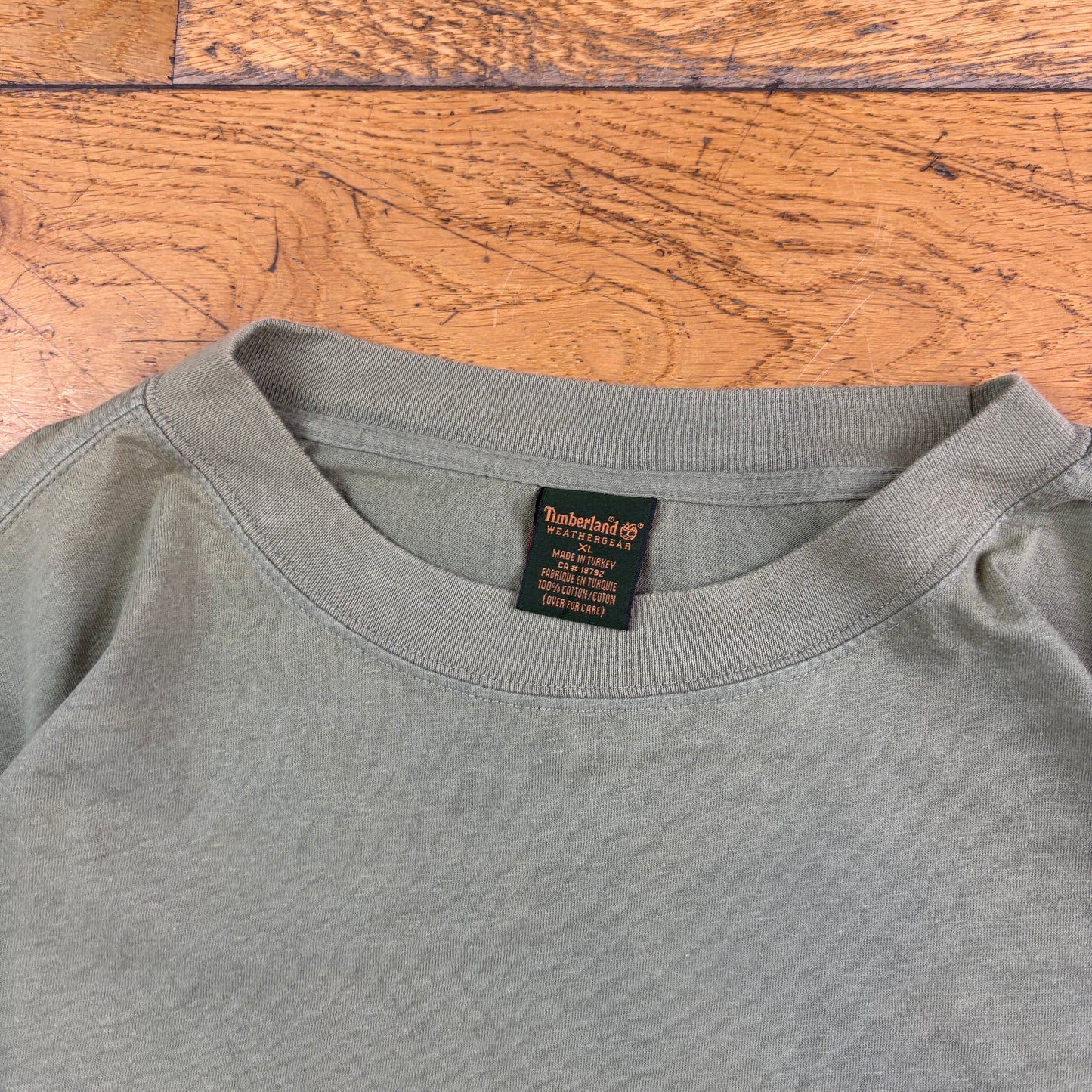 Vintage Timberland Embroidered Green T-Shirt - XXL