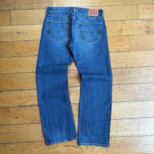 Vintage Levis 559 Baggy Blue Denim Jeans - 34