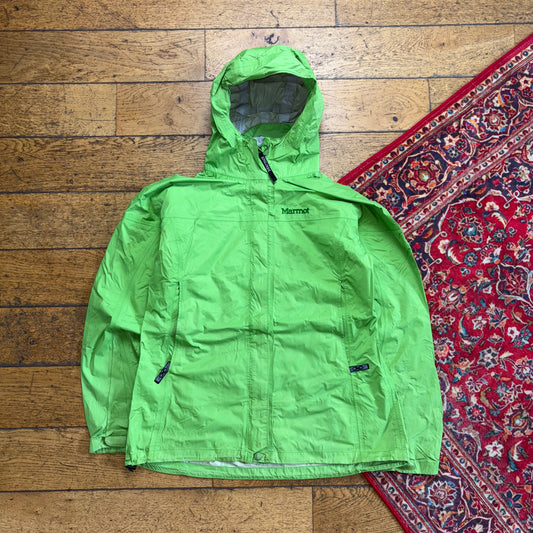 Vintage Marmot Womens Green Gorpcore Hiking Waterproof Jacket Coat - L