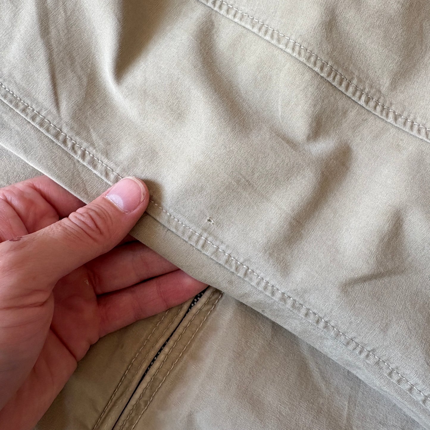 Vintage Ralph Lauren Cream Harrington Zip Jacket - L