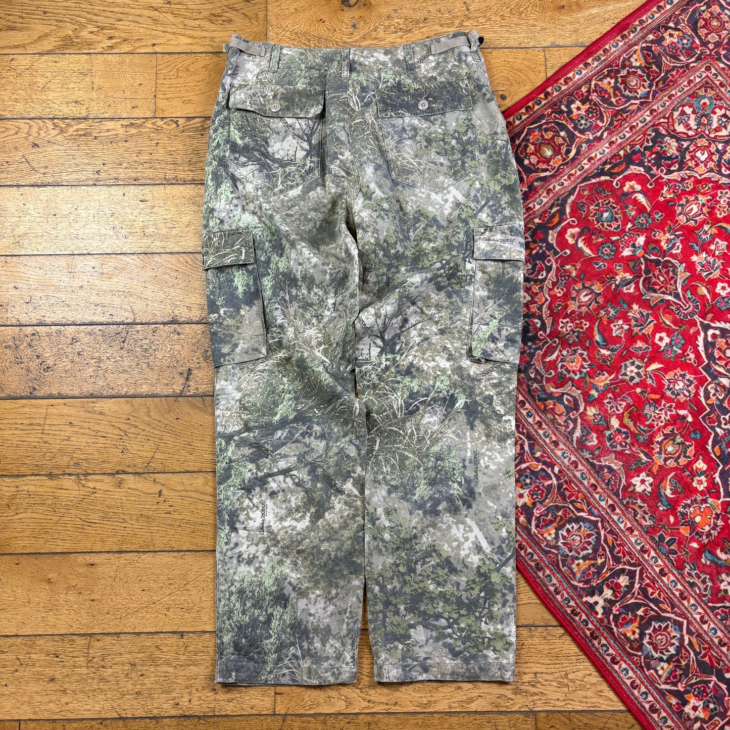 Vintage Real Tree Camo Green Hunting Workwear Trousers - 36