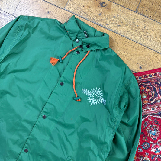 Vintage Club Wear Green Parka Jacket - L