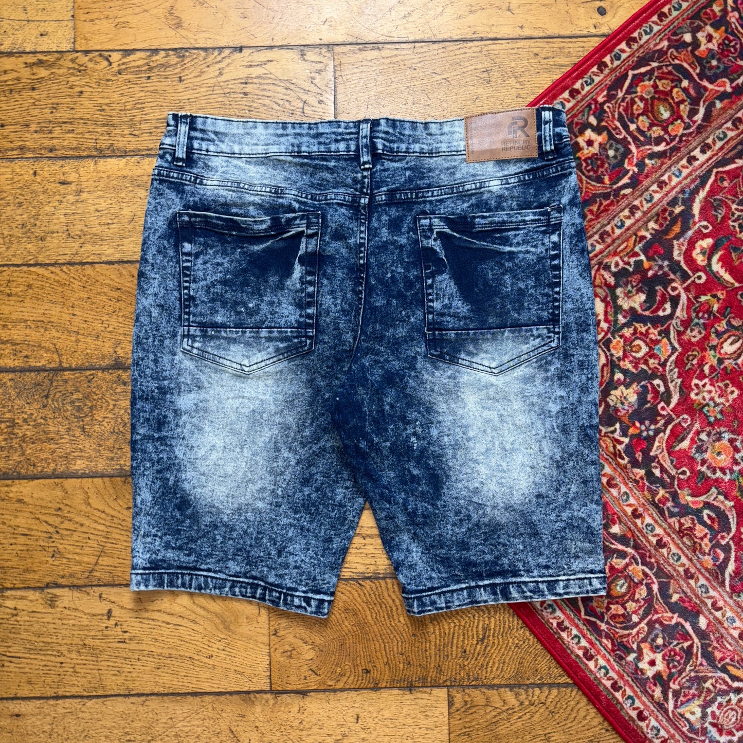 Vintage Denim Blue Shorts - 36