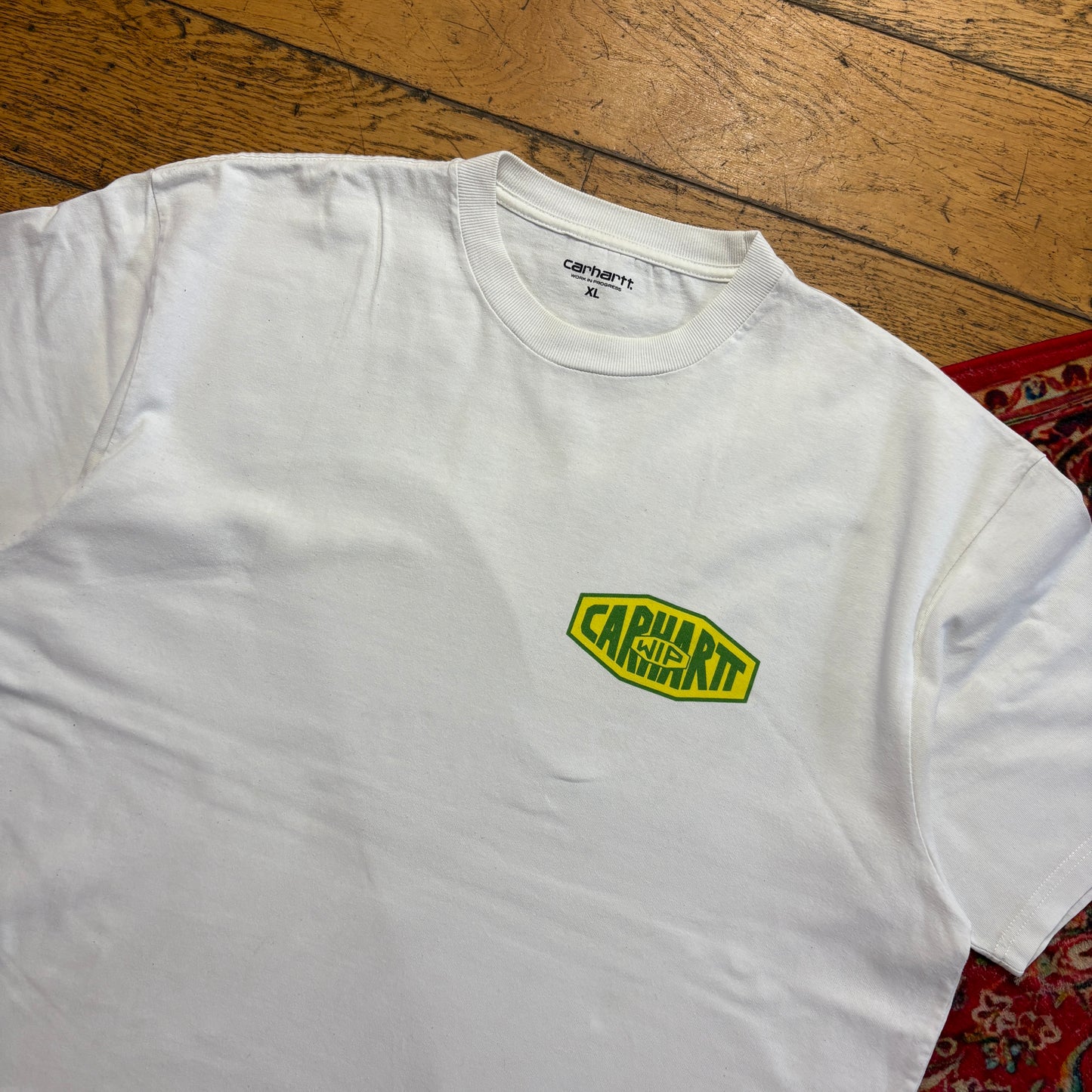 Vintage Carhartt WIP White Graphic T-Shirt - XL