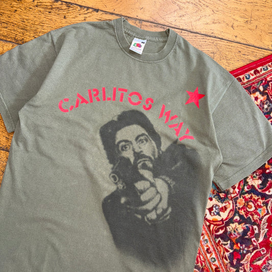 Vintage Green Carlitos Way Graphic T-Shirt - XS