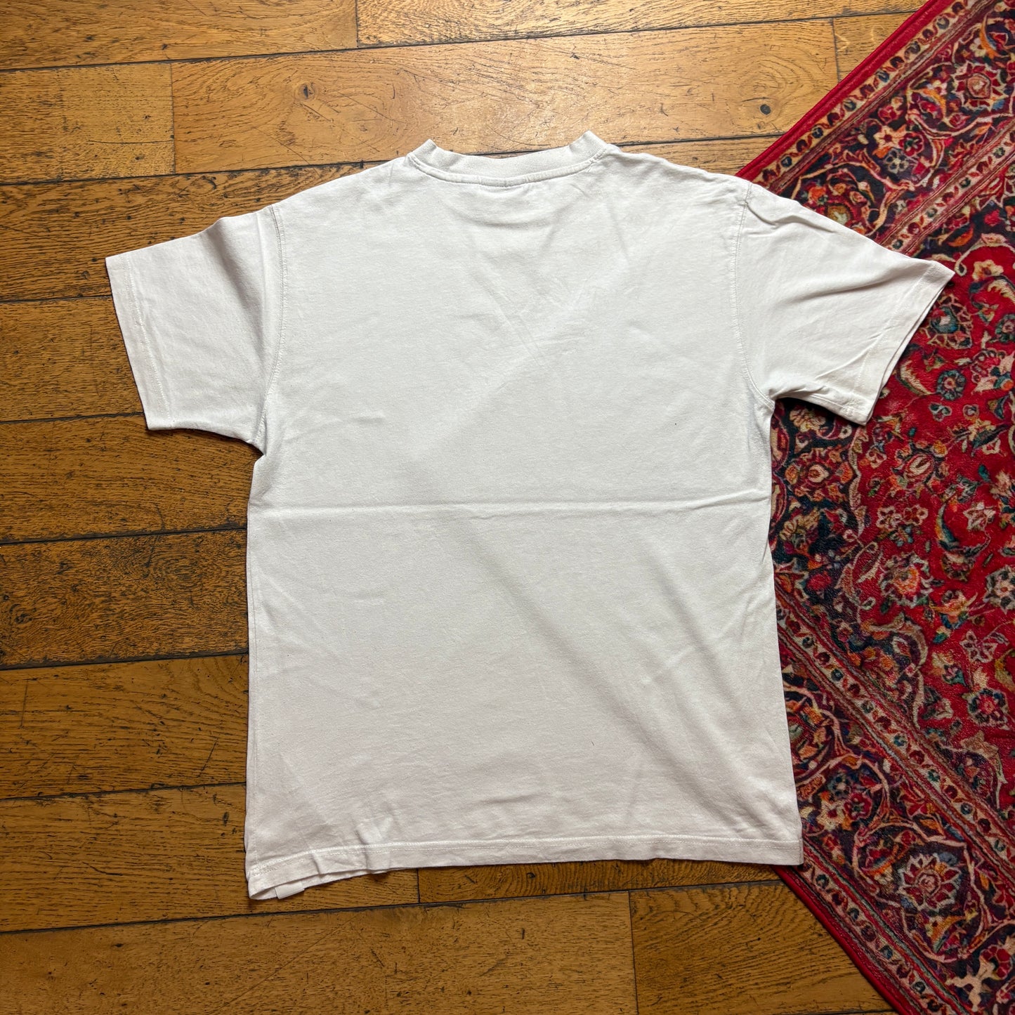 Vintage Dickies White Graphic T-Shirt - M