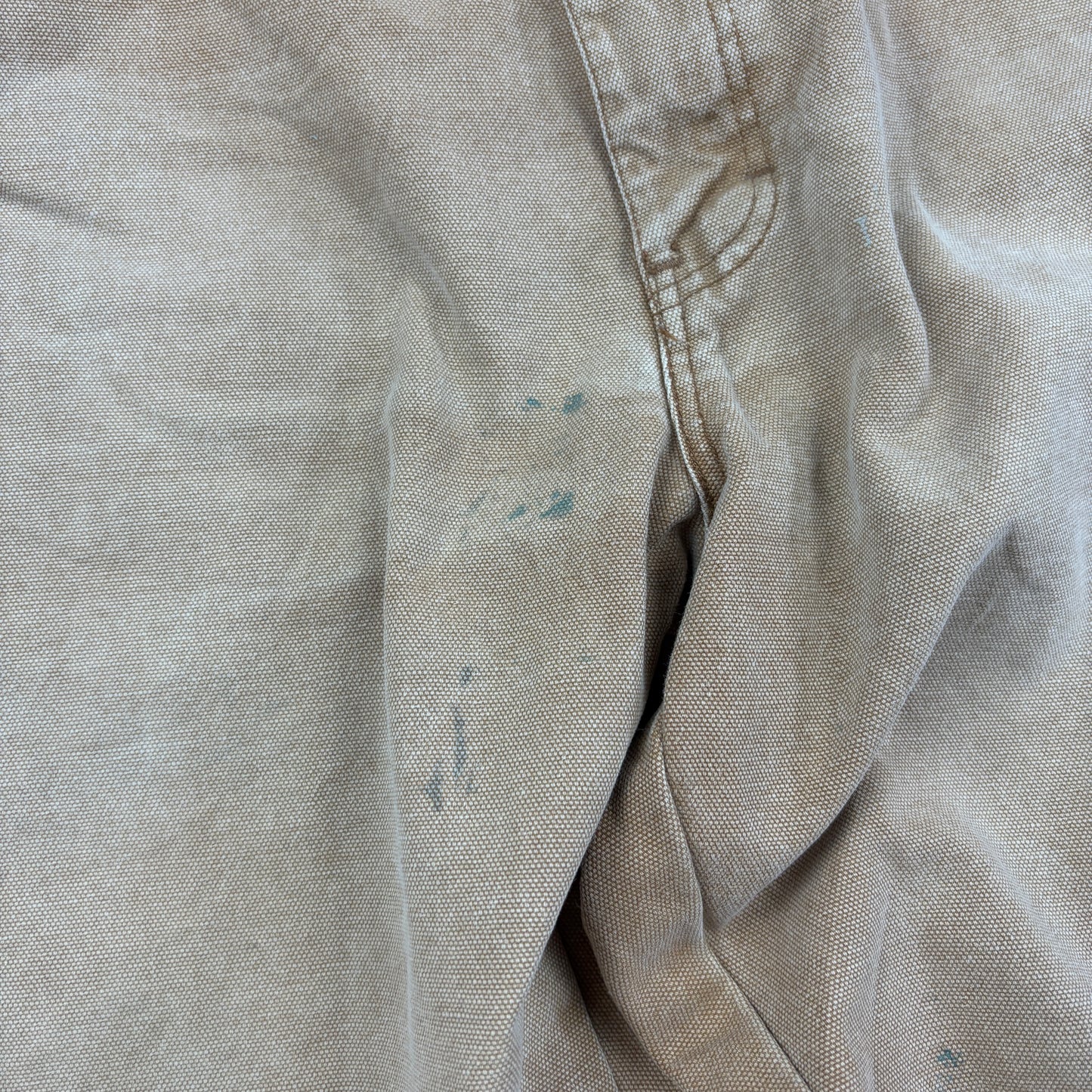 Vintage Dickies Brown Workwear Carpenter Baggy Trousers - 38