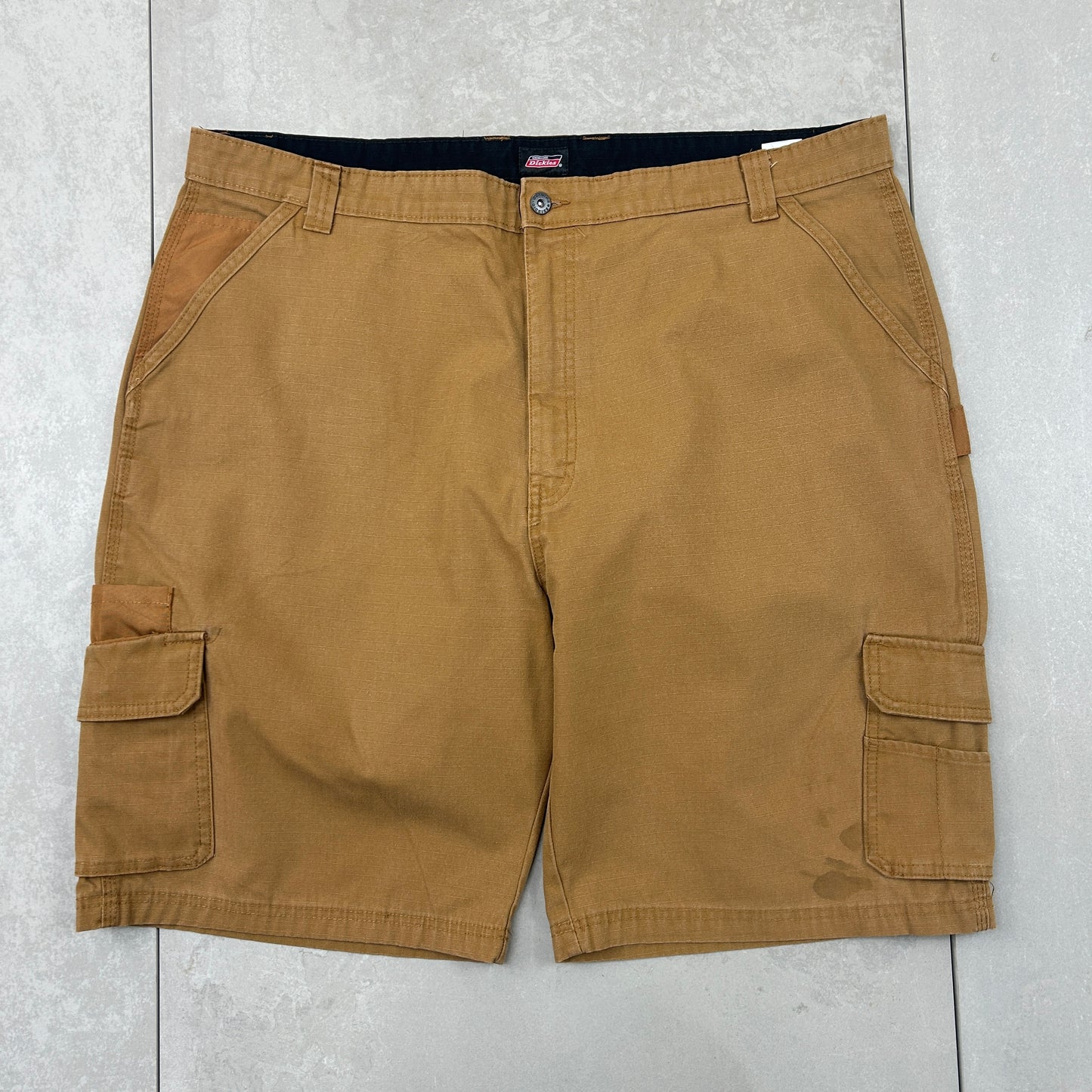 Vintage Dickies Workwear Carpenter Brown Baggy Shorts - 44