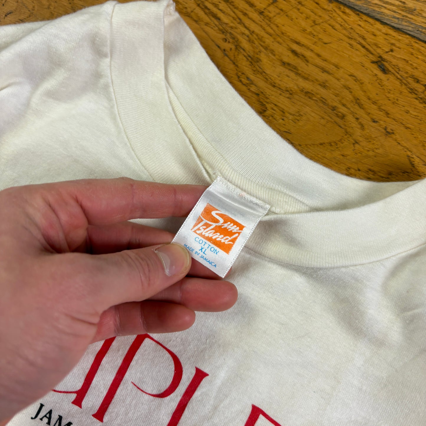 Vintage 1992 Funny Couples White Single Stitch Graphic T-Shirt - S