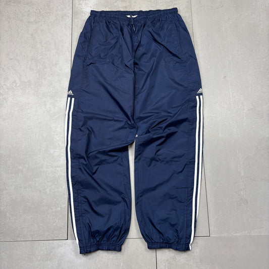 Vintage Adidas Navy Baggy Tracksuit Sweatpants Track Pants Bottoms - XL