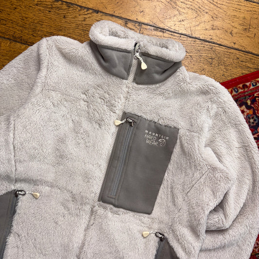 Vintage Mountain Hardwear Womens Grey Fleece Gorpcore Hiking Jumper Jacket - S