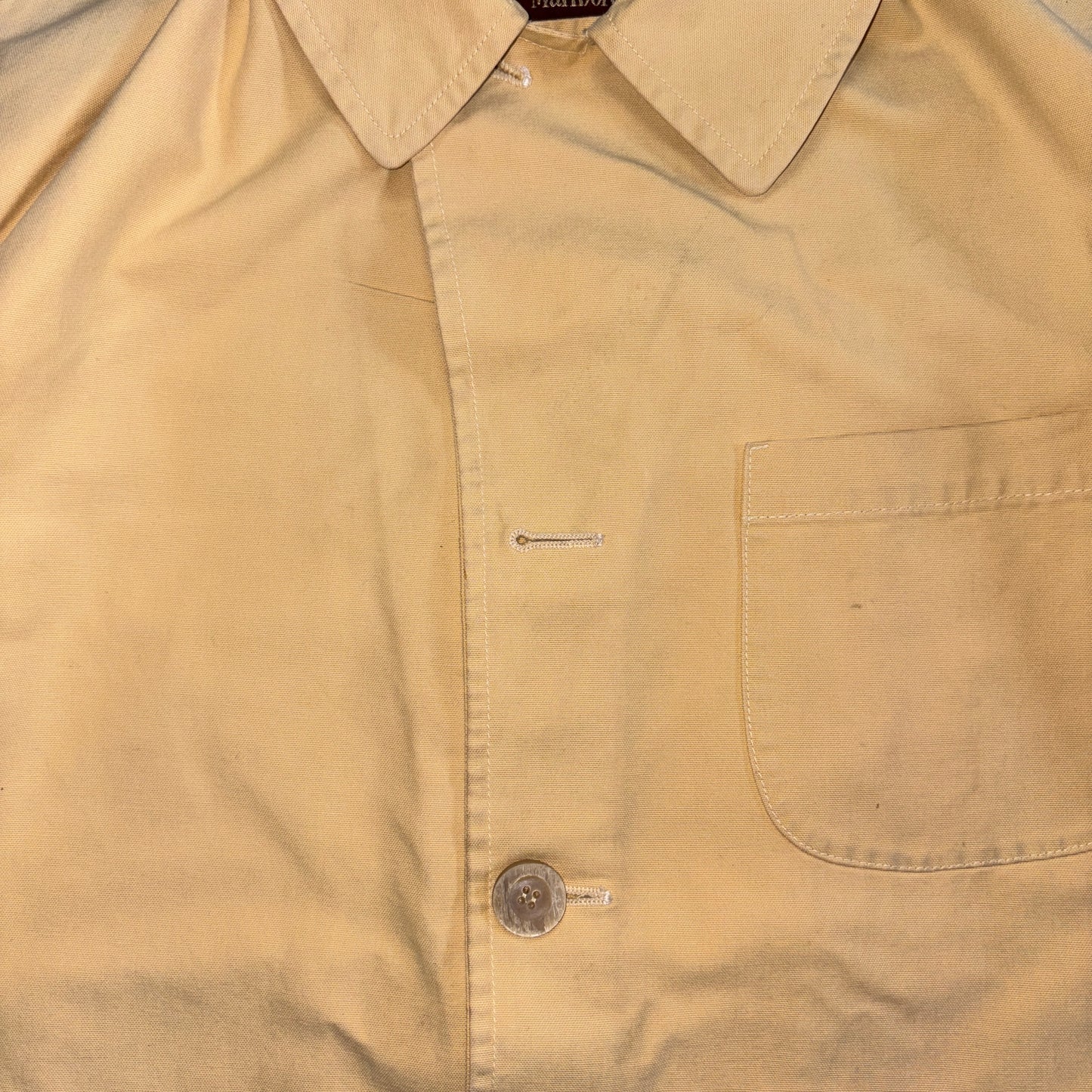 Vintage Marlboro Classics Yellow Chore Barn Jacket - L
