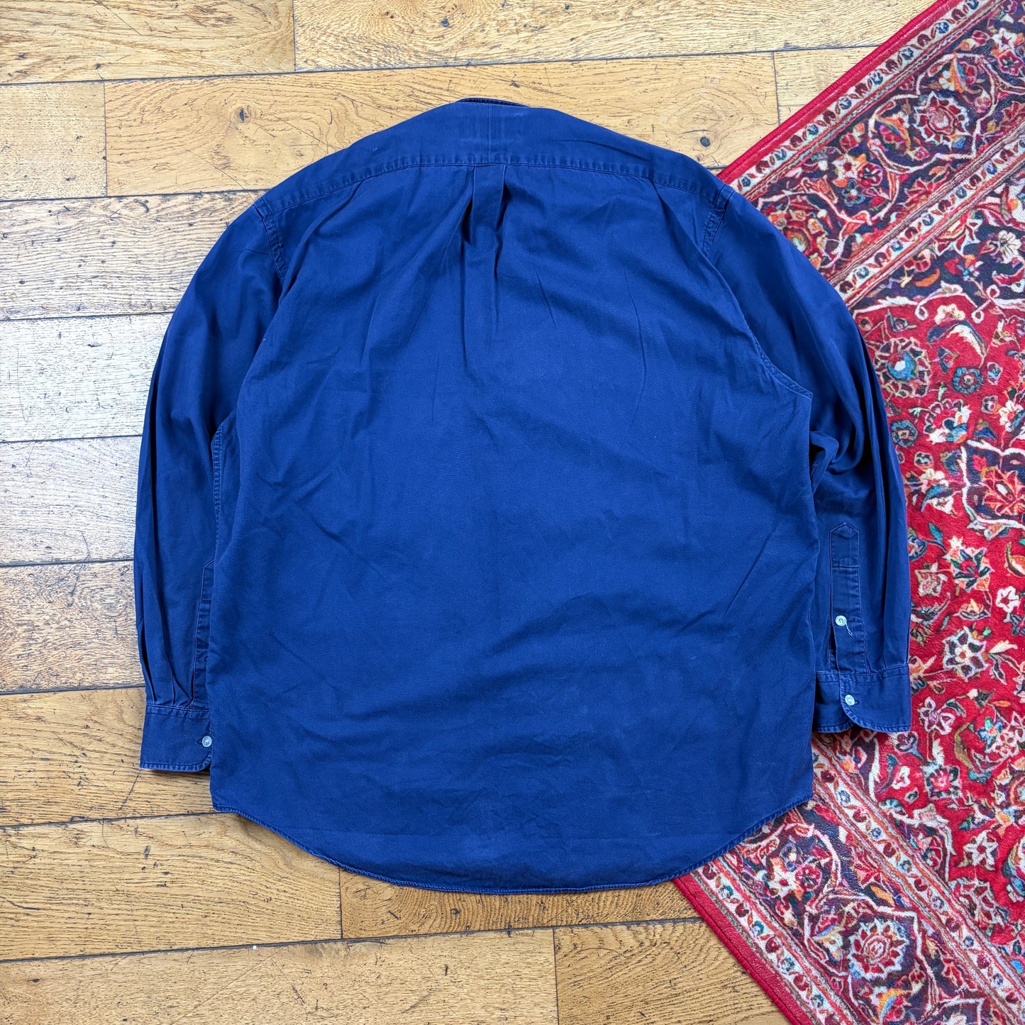 Vintage Ralph Lauren Blue Embroidered Shirt - M