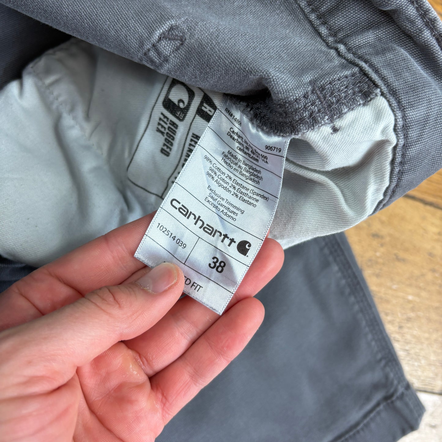 Vintage Carhartt Grey Workwear Baggy Carpenter Shorts -38