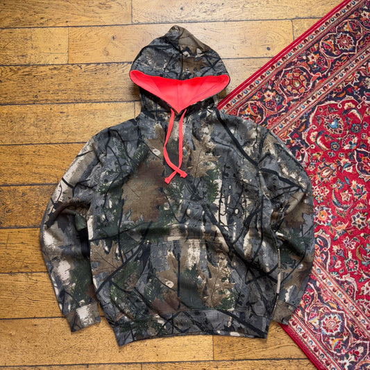 Vintage Realtree Camo Green Hoodie Sweatshirt - M
