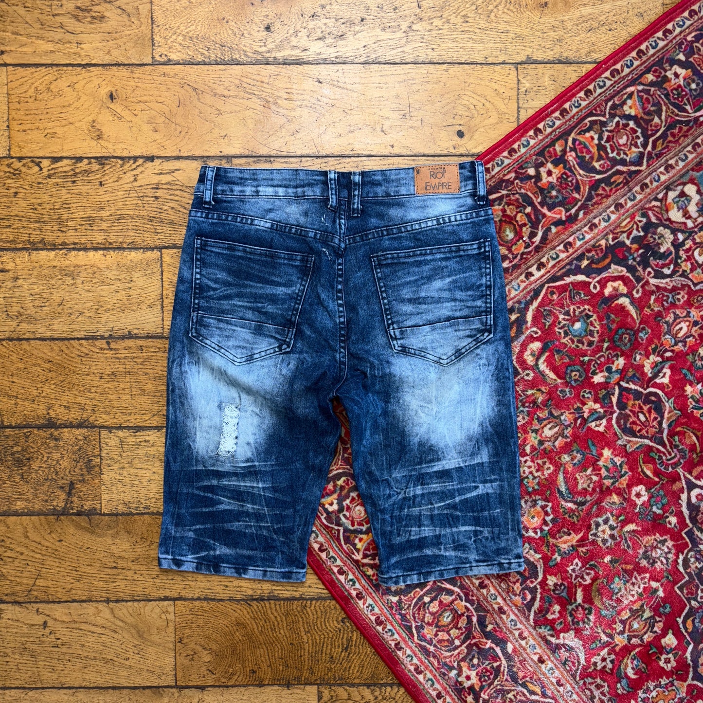 Vintage Blue Denim Shorts - 32
