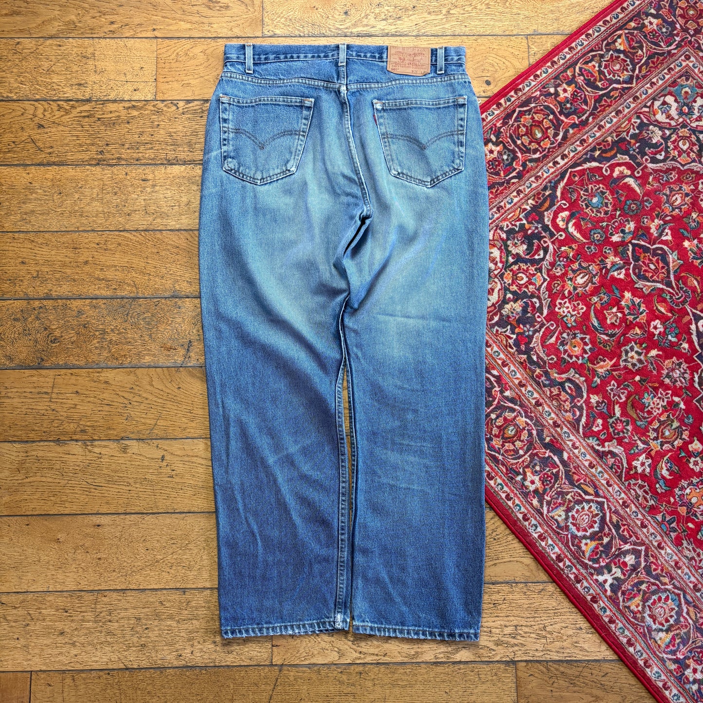Vintage Levis 505 Straight Blue Denim Jeans - 36R